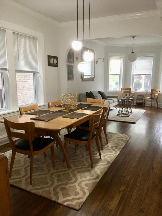Logan Square Modern Apartment Chicago Exteriör bild